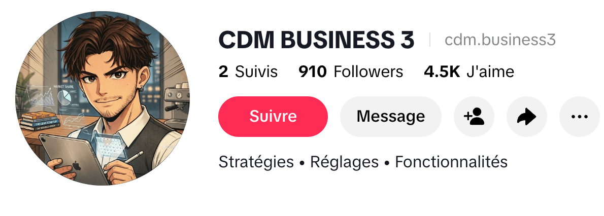 Capture d'un compte au départ