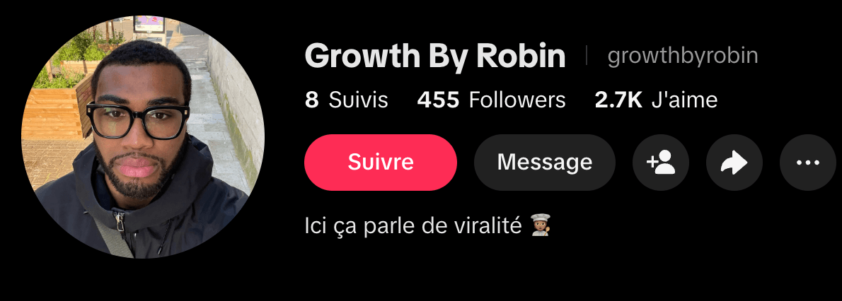 Capture d'un compte au départ