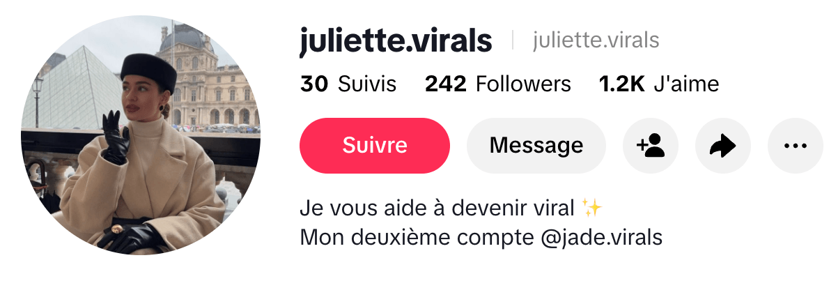 Capture d'un compte au départ