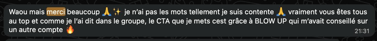 Message de Un membre